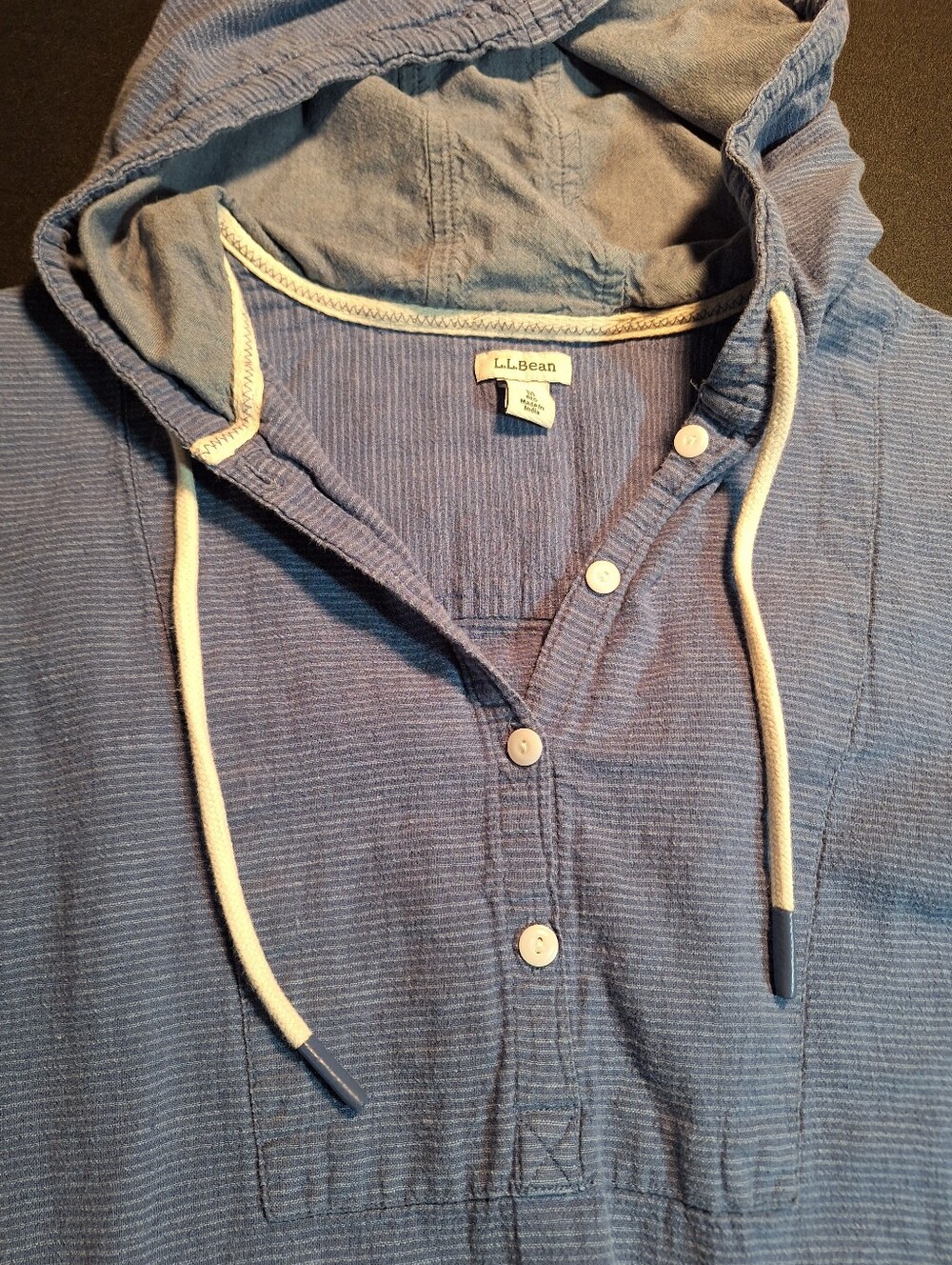 LL Bean Linen Cotton hoodie